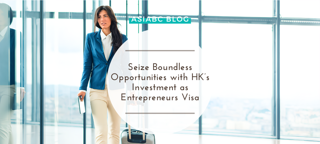 Image: A businesswoman symbolising international business growth with AsiaBC’s Hong Kong Investment as Entrepreneurs Visa.