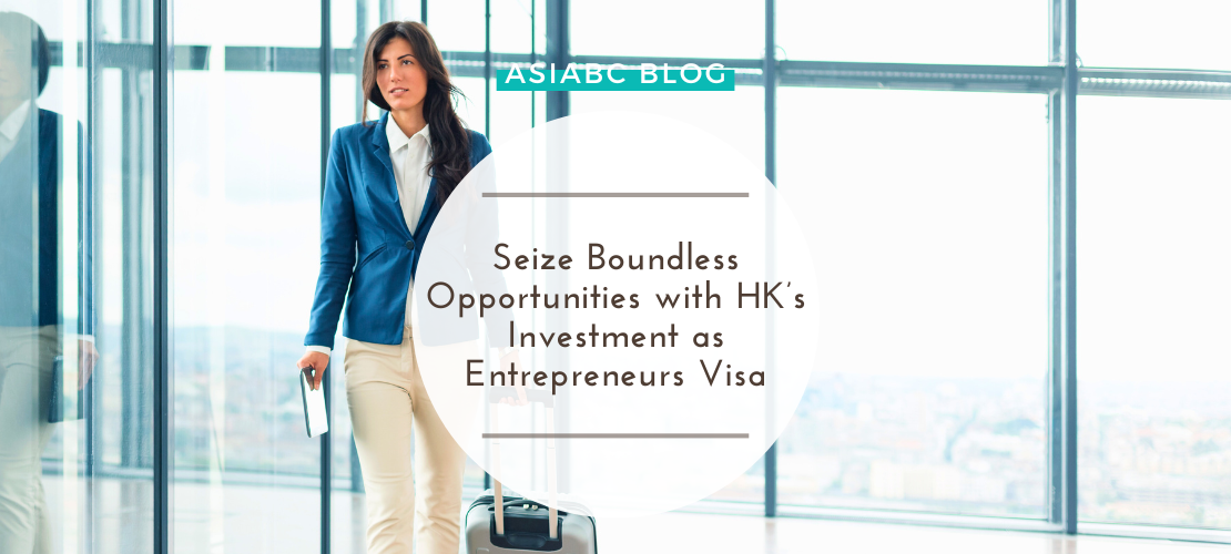 Image: A businesswoman symbolizing international business growth with AsiaBC’s Hong Kong Investment as Entrepreneurs Visa.